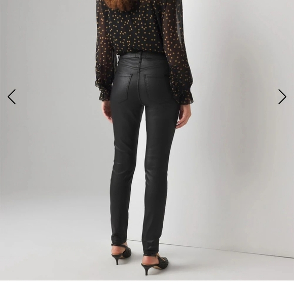 White House Black Market Skinny Coated Jeans - Picture 10 of 11